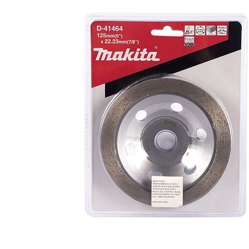Makita D-41464 Diamond disc 125MM solid