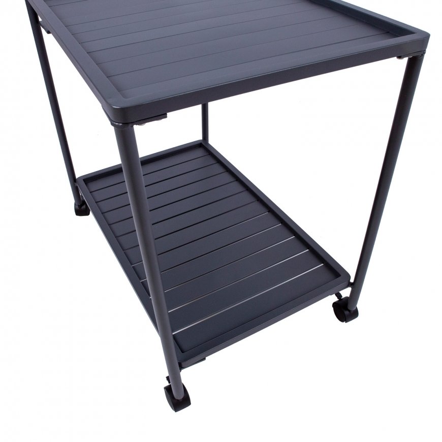 Servēšanas ratiņi MAGIC 88x44xH80cm, tumši pelēki – 7