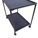 Тележка сервировочная MAGIC 88x44xH80см, тёмно-серая