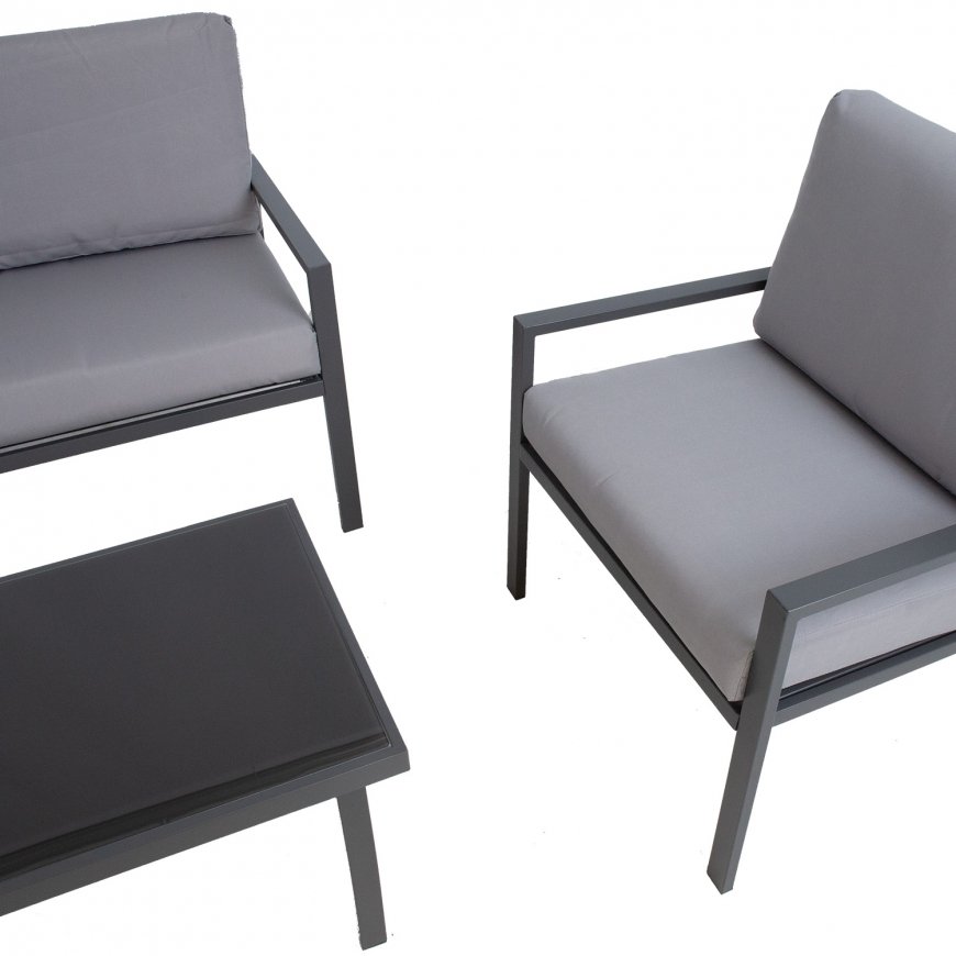 Garden furniture set TIFTON table, sofa, 2 chairs – 3