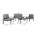 Garden furniture set TIFTON table, sofa, 2 chairs Garden furniture set TIFTON table, sofa, 2 chairs