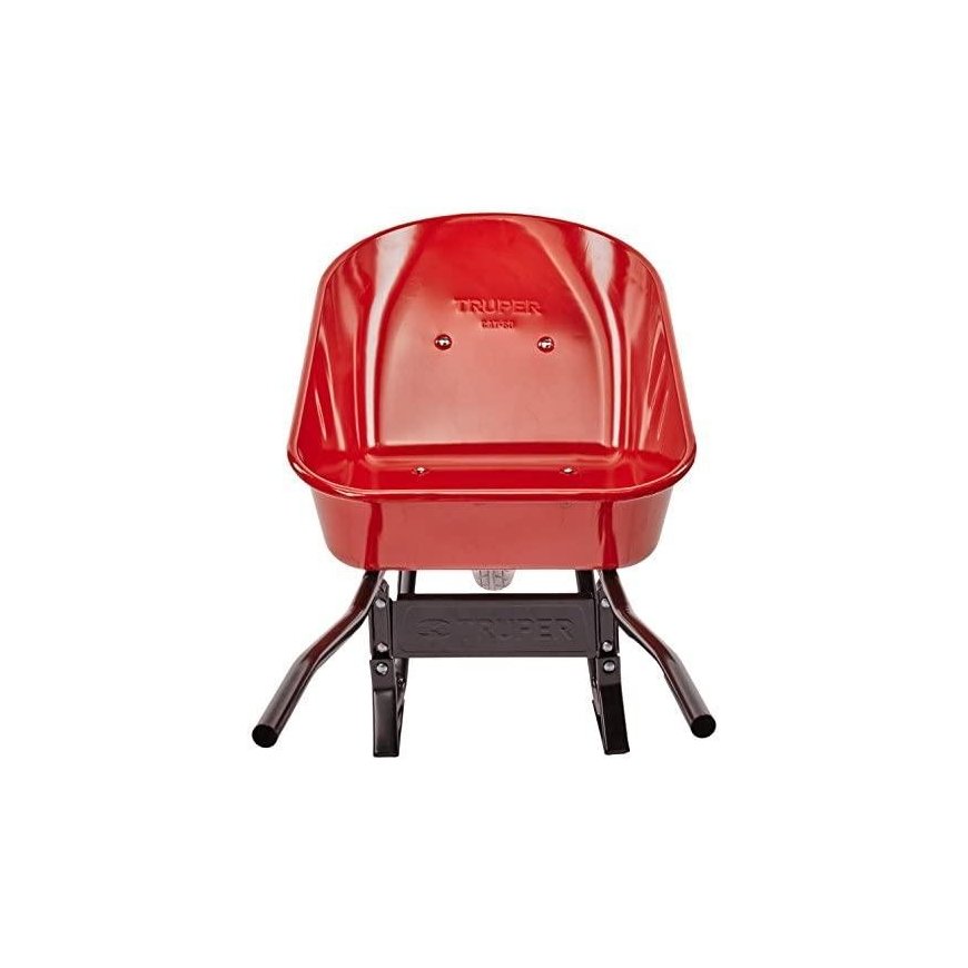 Sturdy wheelbarrow with metal capacity 100 l., inflatable tire, max. 580kg Truper® – 4