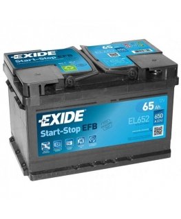 EXIDE EL652 EFB 65Ah 650A (EN) 12V akumuliatorius