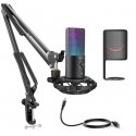 FIFINE RGB, USB MICROPHONE BUNDLE WITH ARM STAND & SHOCK MOUNT FOR FIFINE RGB, USB MICROPHONE BUNDLE WITH ARM STAND & SHOCK MOUNT FOR