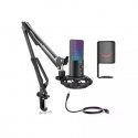 FIFINE RGB, USB MICROPHONE BUNDLE WITH ARM STAND & SHOCK MOUNT FOR FIFINE RGB, USB MICROPHONE BUNDLE WITH ARM STAND & SHOCK MOUNT FOR