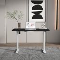 Desk ERGO with 1 motor 140x80cm, black/grey