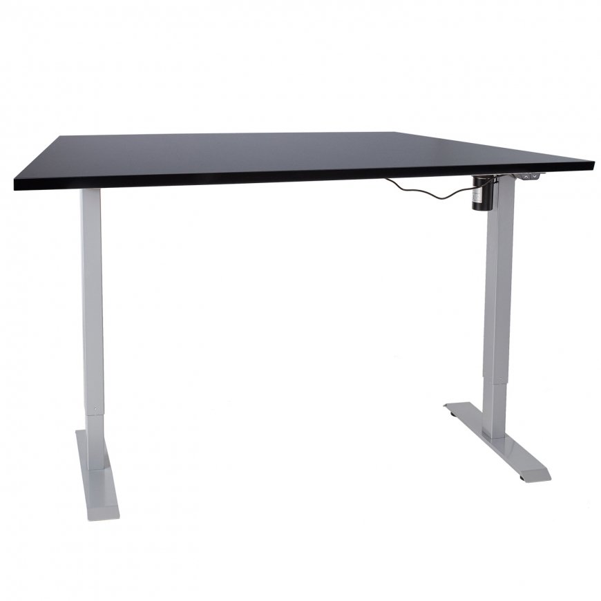 Töölaud ERGO 1 mootoriga 140x80cm, must/ – 3