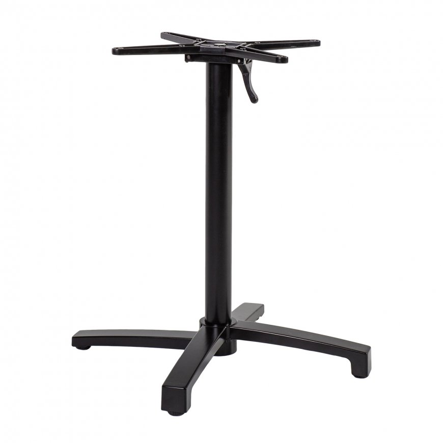 Lauajalg BISTRO 69x69xH72cm, must – 2