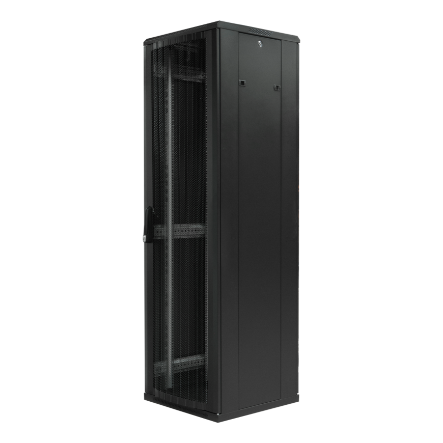 TOTEN System G, 19 "spinta, 42U, 600x800, perforuotos priekinės durys/ 19-G6842PD – 3