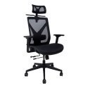 Task chair MIKE black mesh