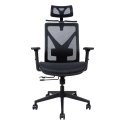Task chair MIKE black mesh