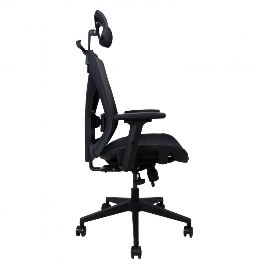 Task chair MIKE black mesh – 3