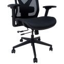 Task chair MIKE black mesh