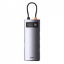 KONCENTRATORIAUS USB Baseus 1 x USB-C + 4 x USB-A 3.0 (WKWG070013) KONCENTRATORIAUS USB Baseus 1 x USB-C + 4 x USB-A 3.0 (WKWG070013)