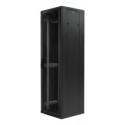 TOTEN System G, 19" cabinet, 32U, 600x1000, glass front door, perforated/ 19-G6032GP TOTEN System G, 19" cabinet, 32U, 600x1000, glass front door, perforated/ 19-G6032GP