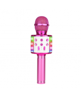 Karaoke microphone with speaker Manta MIC21PKL, pink