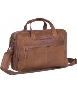 The Chesterfield Brand Ryan Computer Bag for 17" Laptop, Cognac
