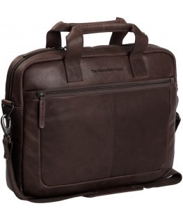 The Chesterfield Brand Calvi -tietokonelaukku 15,6" kannettavalle tietokoneelle, ruskea