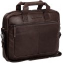 The Chesterfield Brand Calvi laptop bag for 15.6" laptop, brown