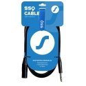 SSQ JSXM5 SS-1464 Stereo kabeļa ligzda — XLR 3 kontaktu vīrs, 5 m, melns SSQ JSXM5 SS-1464 Stereo kabeļa ligzda — XLR 3 kontaktu vīrs, 5 m, melns