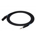 SSQ JSXM5 SS-1464 Stereo kabeļa ligzda — XLR 3 kontaktu vīrs, 5 m, melns SSQ JSXM5 SS-1464 Stereo kabeļa ligzda — XLR 3 kontaktu vīrs, 5 m, melns