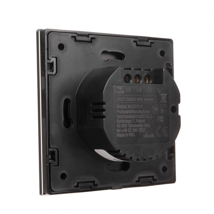 Touch Changeover Switch Light Switch Cross Switch Wall Switch Stair Switch with Color Change LED Bac – 9