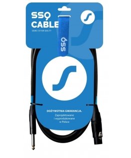 SSQ Cable XZJM1 - Jack mono - XLR female cable, 1 metre