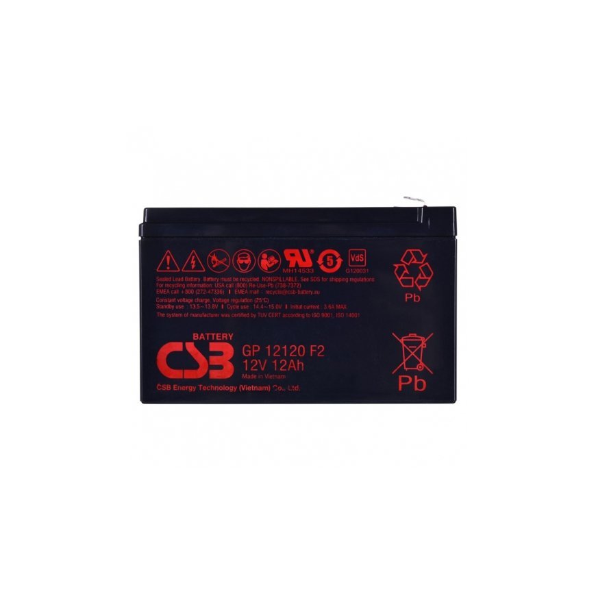 Akumuliatorius Avacom LONG 12V 9AH LEAD-ACID BATTERY HIGHRATE F2 (WP1236W) – 2