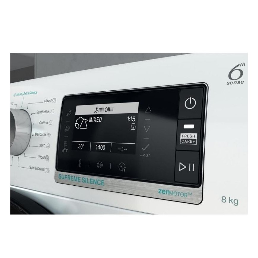 WHIRLPOOL Washing machine W7X W845WB EE, 8 kg, 1400 rpm, Energy – 4