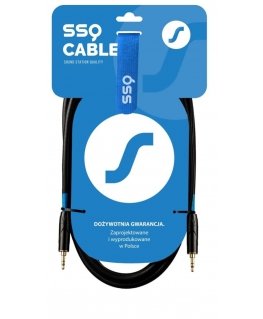 SSQ MIMI2 SS-1425 Cable Mini Jack Stereo 3,5 mm - Mini Jack Stereo 3,5 mm 2 m Black