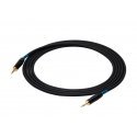 SSQ MIMI2 SS-1425 kaabel Mini Jack Stereo 3,5 mm - Mini Jack Stereo 3,5 mm 2 m Must SSQ MIMI2 SS-1425 kaabel Mini Jack Stereo 3,5 mm - Mini Jack Stereo 3,5 mm 2 m Must