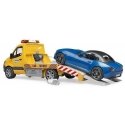 BRUDER MB Sprinter autovežis su rodsteriu, 02675