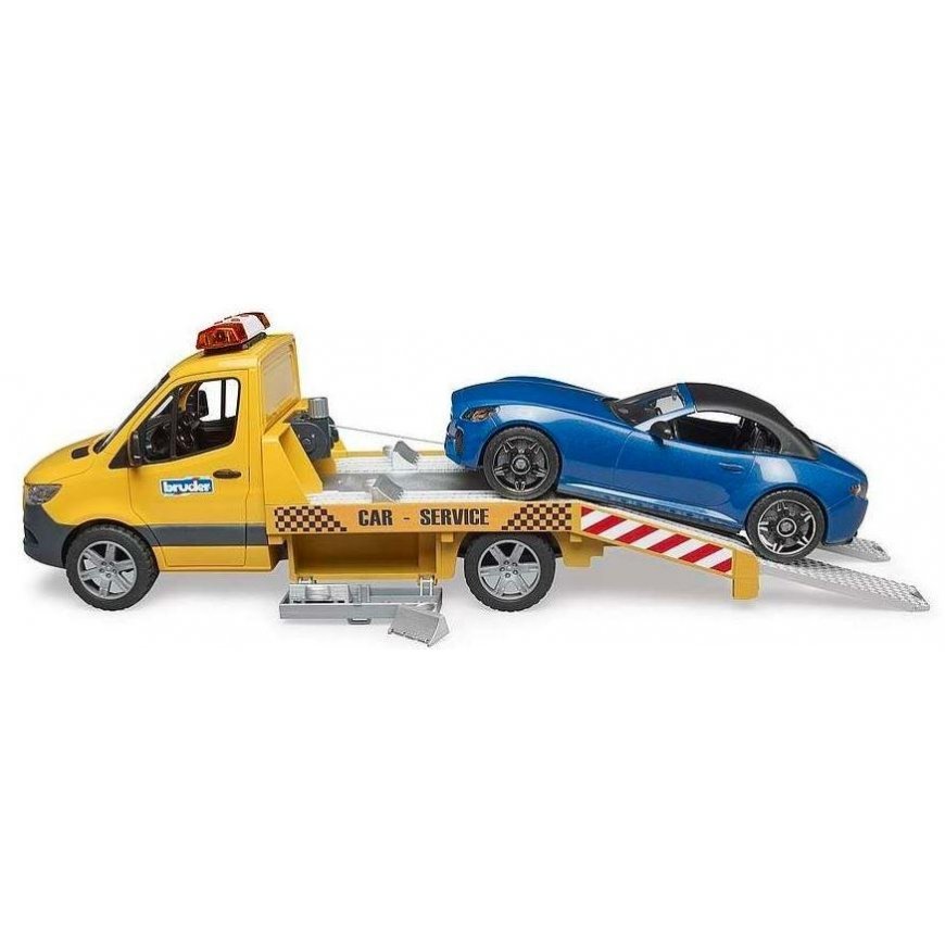 BRUDER MB Sprinter autovežis su rodsteriu, 02675 – 3