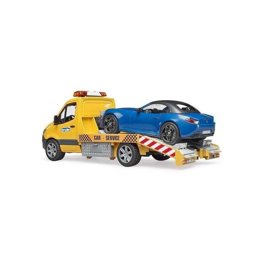 BRUDER MB Sprinter car transporter with roadster, 02675 – 4
