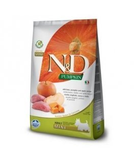 FARMINA N&D GF PUMPKIN DOG BOAR&APPLE ADULT MINI 7kg