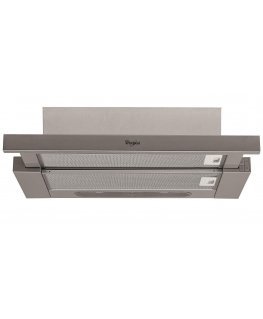 Cooker hood telescopic Whirlpool AKR 6390/1 IX (371 m3/h, 599mm, silver color)
