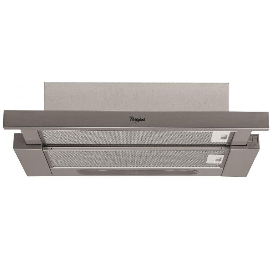 Gartraukis Cooker hood telescopic Whirlpool AKR 6390/1 IX (371 m3/h, 599mm, sidabrinis color)