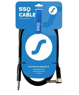 SSQ JMPJMK4 SS-1469 kaablipistik Mono – pistikupesa Mono (90 kraadise nurga all) 4 m must