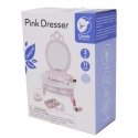 CLASSIC WORLD wooden dressing table for a girl with a mirror + 11 accessories CLASSIC WORLD wooden dressing table for a girl with a mirror + 11 accessories