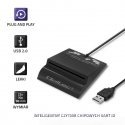 Qoltec 50636 Intelligent Smart ID chip card reader SCR-0636 | USB type C Qoltec 50636 Intelligent Smart ID chip card reader SCR-0636 | USB type C