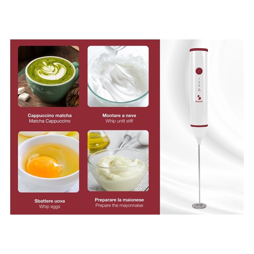 Milk frother BEPER with USB charger P102SBA008 – 4