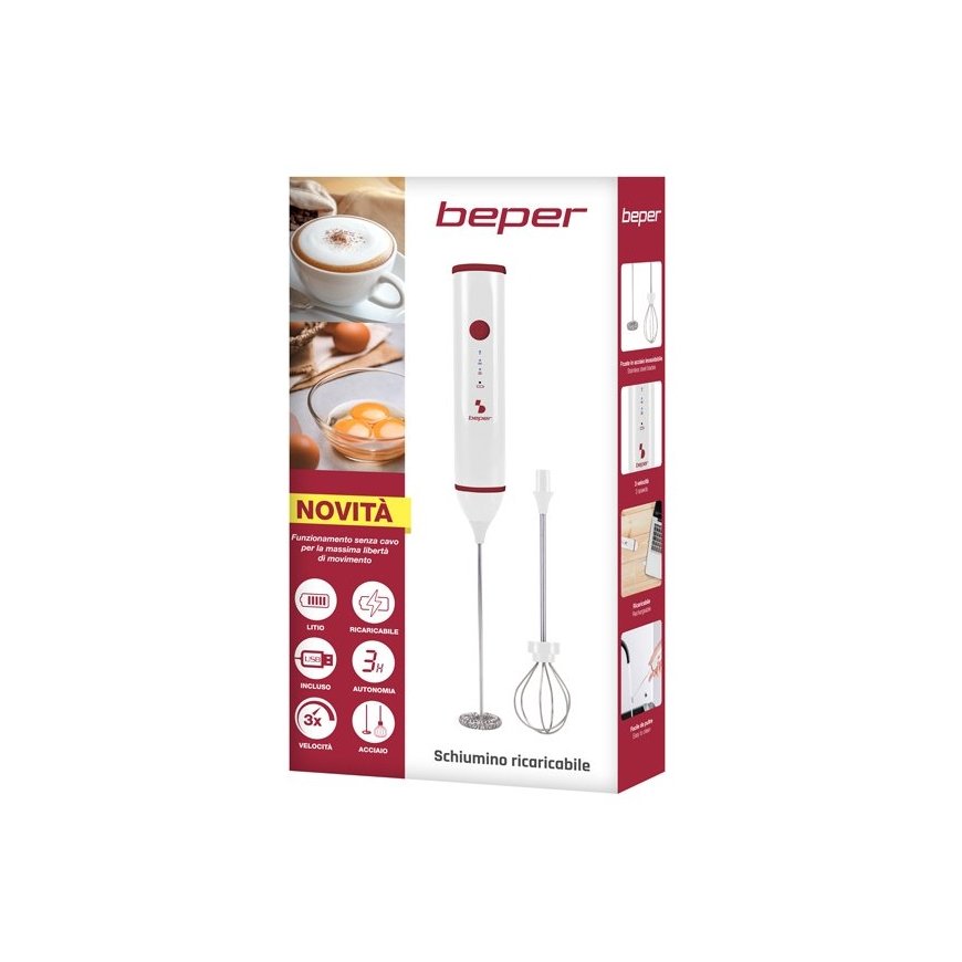 Milk frother BEPER with USB charger P102SBA008 – 10