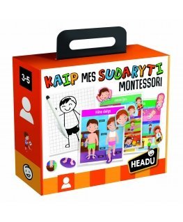 HEADU „Montessori“ žaidimas „Kaip mes sudaryti“, lietuvių k.
