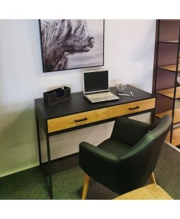 Desk AMSTERDAM 120x50xH79cm, black