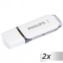 Philips USB 2.0 2-Pack 32GB Snow Edition Shadow Grey Philips USB 2.0 2-Pack 32GB Snow Edition Shadow Grey