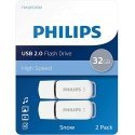 Philips USB 2.0 2-Pack 32GB Snow Edition Shadow Grey Philips USB 2.0 2-Pack 32GB Snow Edition Shadow Grey