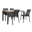 Garden furniture set TAMPERE table, 4 chairs Garden furniture set TAMPERE table, 4 chairs