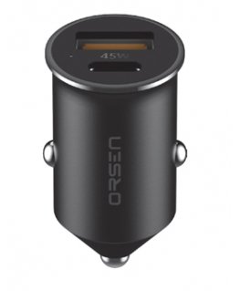 Orsen C8 45W Mini Car Charger black