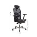 Task chair TUNE black leather Task chair TUNE black leather