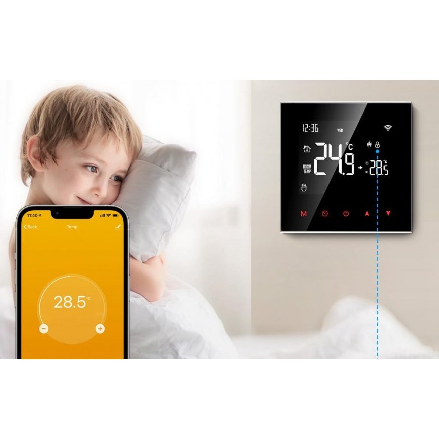 Avatto WT100 Wifi vandens šildymo termostatas 3A TUYA – 5